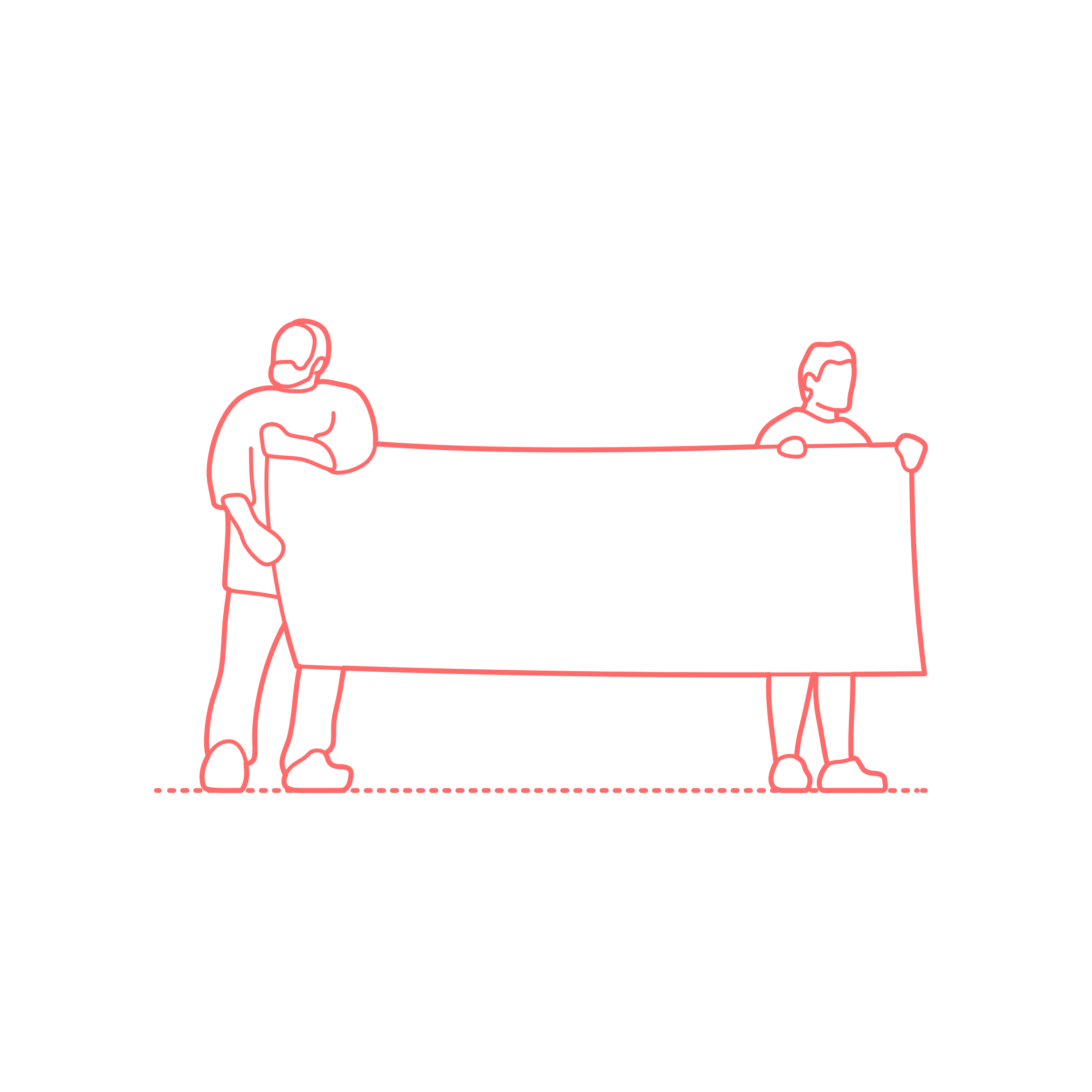 Humans Protest Protesters Holding Signs Pair Men Svg Line Art Free Vectors
